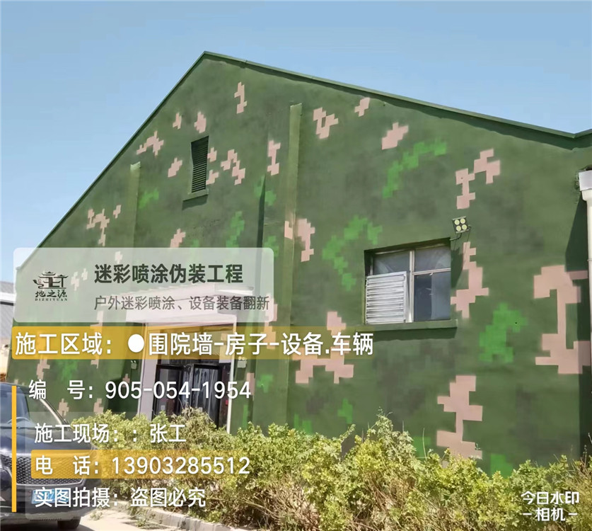 崇左外墙数码迷彩漆施工报价清单（100㎡标准墙面测算）